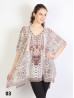 Short Sleeve Loose Bohemian Rhinestone Fashion Top 